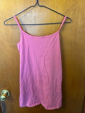 MySTYLE Women's Pink Spaghetti Strap Tank Top